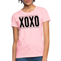 Womens T-Shirts, Xoxo Graphic Style Black Text Shirt - £20.03 GBP