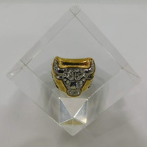1996-97 Chicago Bulls NBA Championship Ring in Lucite Jostens Paperweight RARE - £177.50 GBP