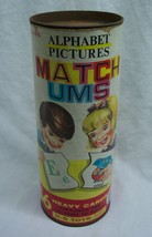 Antique Alphabet Pictures MATCH-UMS Puzzle Pieces Flash Cards Toy H G Toys - £19.77 GBP