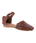 Womens Chedron Authentic Mexican Huarache Leather Sandals Closed Buckle ... - £27.93 GBP