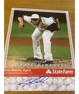 Chicago WhiteSox Pitcher Craig Kimbrel Autograph Photo ROY - $752.67 MXN