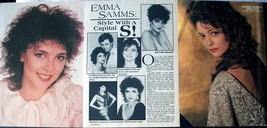 EMMA SAMMS ~ (27) Color and B&amp;W Clippings, Articles, PIN-UPS from 1982-1992 - £8.04 GBP