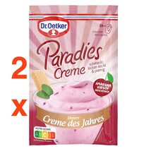 Dr.Oetker Paradise Cream: AMARENA CHERRY dessert PACK OF 2/ 8 servings-F... - $9.85