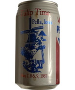 Vintage 12oz 1987 Tulip Time Pella Iowa Commemorative Pepsi Soda Pop Can - £7.85 GBP