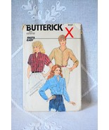Butterick 6137 Sewing Pattern Misses Shirts Size 12 14 16 DIY 1980s  - £4.70 GBP