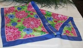 Lilly Pulitzer Ford Breast Cancer Awareness Collaboration Silk Scarf BCA 2005 #2 - $19.00