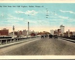 Sky Line from Oak Cliff Viaduct Dallas Texas-5 Postcard PC4 - $4.99
