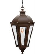 Chateau Lantern Exterior Hand Forged Brown Iron Seeded Glass 1-Light Small  - £1,282.37 GBP