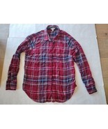 LUCKY BRAND Women Long Sleeve Shirt Red Plaid Button Down Size S/P/CH EUC - €13,75 EUR