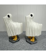 Lot of 2 Spirit Halloween Baby Ghost Duck Blow Mold - Plastic Figurine 1... - €52,01 EUR