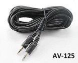 25Ft 3.5Mm Stereo Audio Male To Male Cable/Cord, Av-125 - $15.99