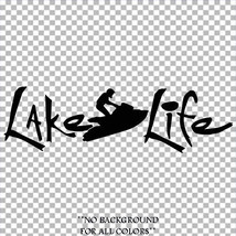 Lake Life #2 stickers VINYL DECALS water worship wave runner jet ski aquatic - £5.69 GBP