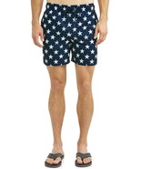 George Men&#39;s Swim Trunks Shorts Size 3XL (48-50) Blue W Stars  6&quot; Inseam - $21.20 CAD