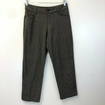 LEE Women&#39;s Size 8 Short Relaxed Fit Patterned Trouser Pant, EUC - $14.39