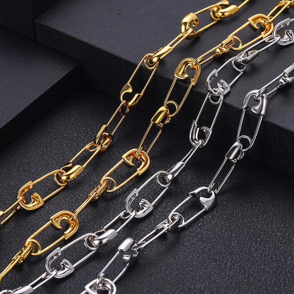 Acc  pin chain For Women and men Party Dubai  Tribe Neck  CZ Crystal jewelry gif - $79.58