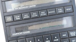 Cadillac Allante OEM Radio CD Cassette AC Climate Control **SALVAGE FOR PARTS** image 6