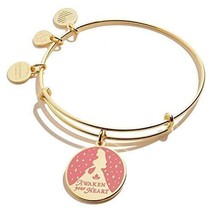 Disney Alex and ANI Aurora Pink Awaken Your Heart Bangle - Gold - £55.40 GBP