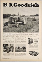 1955 Print Ad BF Goodrich Trucks Tires John Deere with Power Grip Tractor Tires - £15.59 GBP