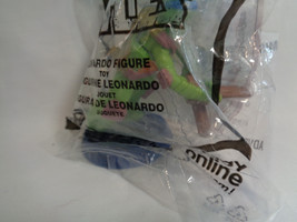 2012 McDonald&#39;s Happy Meal Toy Teenage Mutant Ninja Turtles Leonardo Toy #7 New - £1.50 GBP