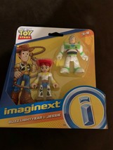 New Imaginext Toy Story Fisher-Price Buzz lightyear &amp; Jessie Disney Pixar - $16.29