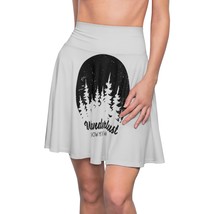 Black and White Wanderlust Skater Skirt for Women: AOP, Versatile Fit, S... - £29.96 GBP+