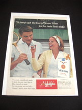 Vintage Viceroy Filter Tip Cigarettes Color Advertisement - 1964 Viceroy Ad - $12.99