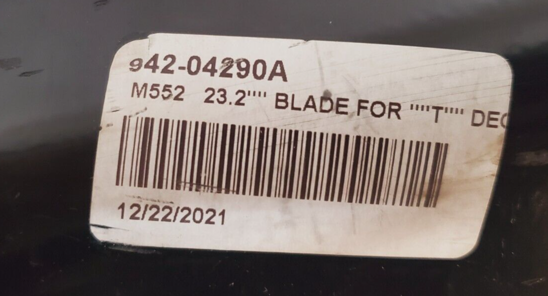 3 Qty. of Mower Blades 23.2"  | 942-04290A | 742-04290A | 286 | 21 (3 Qty) Item image 2