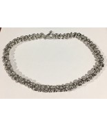 Sterling Silver Heavy Choker Necklace Chain 16&quot; inches - $687.38 CAD