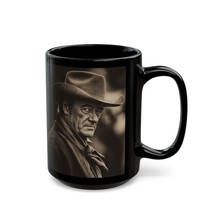 John Wayne The Duke Black Mug  15oz Coffee Cup, Classic Western Actor Gift - €10,27 EUR