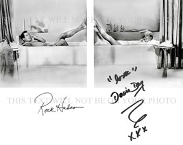 Doris Day And Rock Hudson Signed Autograph 8X10 Rp Photo Pillow Talk - £15.72 GBP