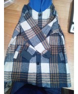 Young Boys Unbranded Plaid Jacket W/hood Sz 5YO     9050 - $20.55 CAD