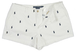 NEW Polo Ralph Lauren Shawna Shorts!  Blue or White   Polo Players All Over - $39.99