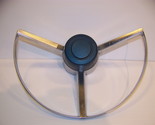 1967 68 DODGE PLYMOUTH 3 SPOKE HORN RING &amp; BLUE CAP OEM #2925442 CORONET... - $134.99