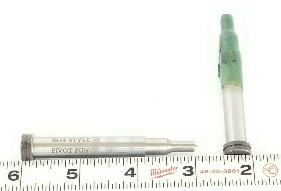 Primary image for LOT OF 2 NEW GENERIC / DAYTON S375 PIVOT PUNCHES STYLE #2 3'' IN. OAL