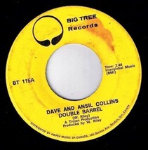 Dave &amp; Ansil Collins Double Barrel 45 rpm Double Barrel Instrumental Big Tree - £3.88 GBP