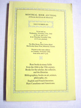 Montreal Book Auctions Sale Number Six 1968 Rare Book Auction Catalogue - £7.85 GBP