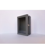 Grey Shadow Box Frame, Memory Box, Display Case, Keepsake Box, Home Decor, Gift - $45.00