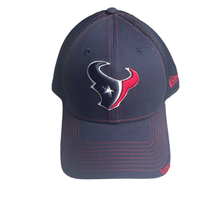 Houston Texans New Era 39thirty Fitted Hat Unisex Navy Red Small-Medium - £11.13 GBP