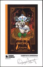 Dark Horse Comics Promo Print SABERTOOTH SWORDSMAN Signed by Damon Gentry - $9.89