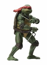 A NECA TMNT Teenage Mutant Ninja Turtles 1990 Movie- Raphael 7” Figure - £26.72 GBP