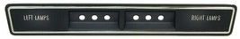 1969-1971 Corvette Fiberoptics Lens Console Trim Plate - £28.76 GBP