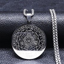 Amuleto men, Powerful protection amulet, 7 archangels,Sello de Salomón,Collar ha - £20.77 GBP