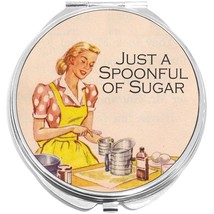 Just a Spoonful of Sugar Compact with Mirrors - Perfect for your Pocket or Purse - £9.43 GBP