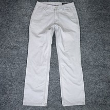 Bonobos Pants Mens 30x30 (30x29) Grey Chino Low Rise Straight Leg Cotton... - $19.55