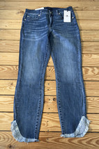 7 for all mankind NWT $159 women’s ankle Gwenevere skinny jeans 28 blue S9x1 - £34.33 GBP