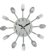 Kole Clock Kitchen Cutlery Wall Clock - £13.30 GBP