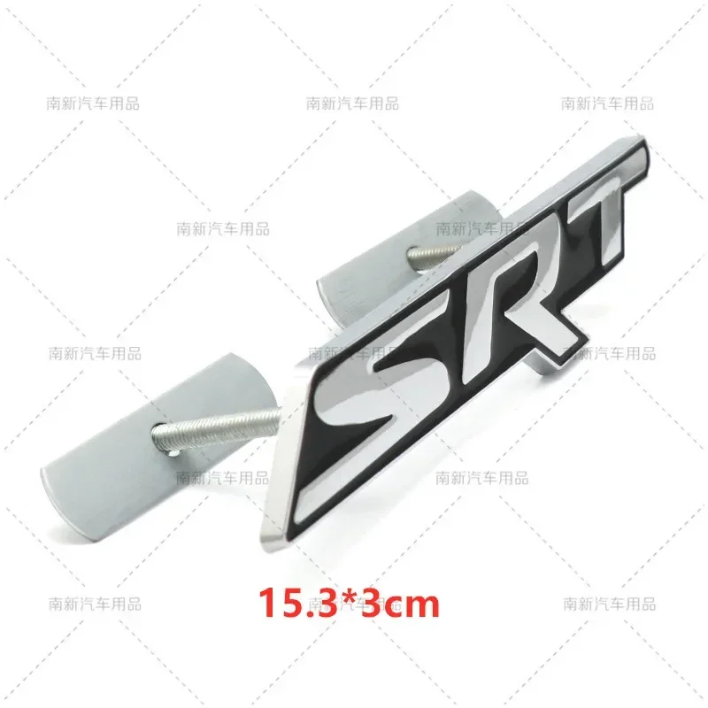 3D SRT Grill Emblem Car Stickers Grille Badge Logo Decal Car Styling For Dodge C - £15.14 GBP
