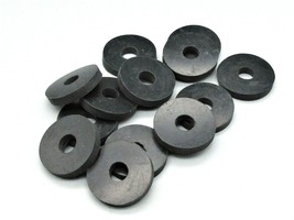 3/8&quot; ID x 1 1/4&quot; OD x 1/4&quot; Oil Resistant Rubber Flat Washers  Various Pack Sizes - £8.49 GBP+