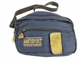 Eastport Navy Blue Shoulder Passport Travel Bag Satchel - 5 Compartments... - £19.32 GBP