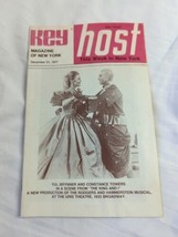 Key Magazine Of New York City Host This Week In New York Dec 31 1977 Yul... - £8.55 GBP